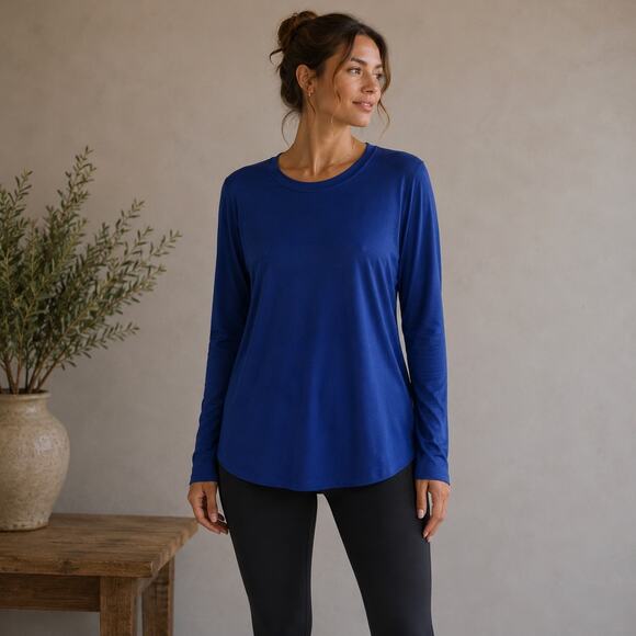 Patagonia Tops - Patagonia Blue Capilene Long Sleeve Top Small
